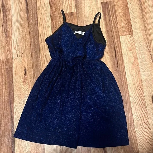 girls semi formal dress Agatha Sleeveless Black Satin Semi-formal Dress for Girls Black / 13-14